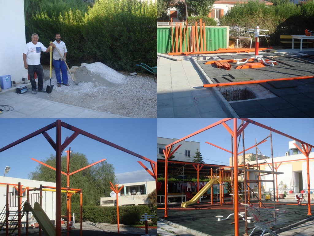 Construction of Covered Play Area at Children's Home