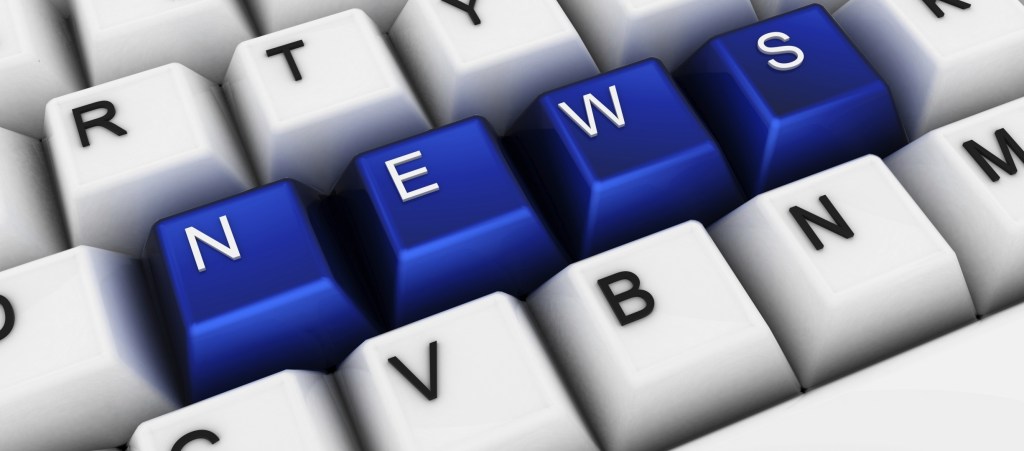 Image computer keyboard displaying//spelling NEWS on the keyboard