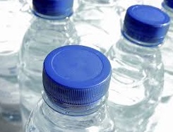 Blue bottle tops image