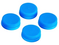 Blue bottle tops image