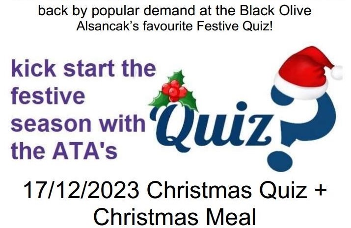 Image 17/12/2023 
the ever popular festive meal & quiz