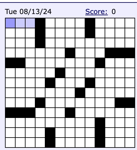 Image Crossword Puzzle