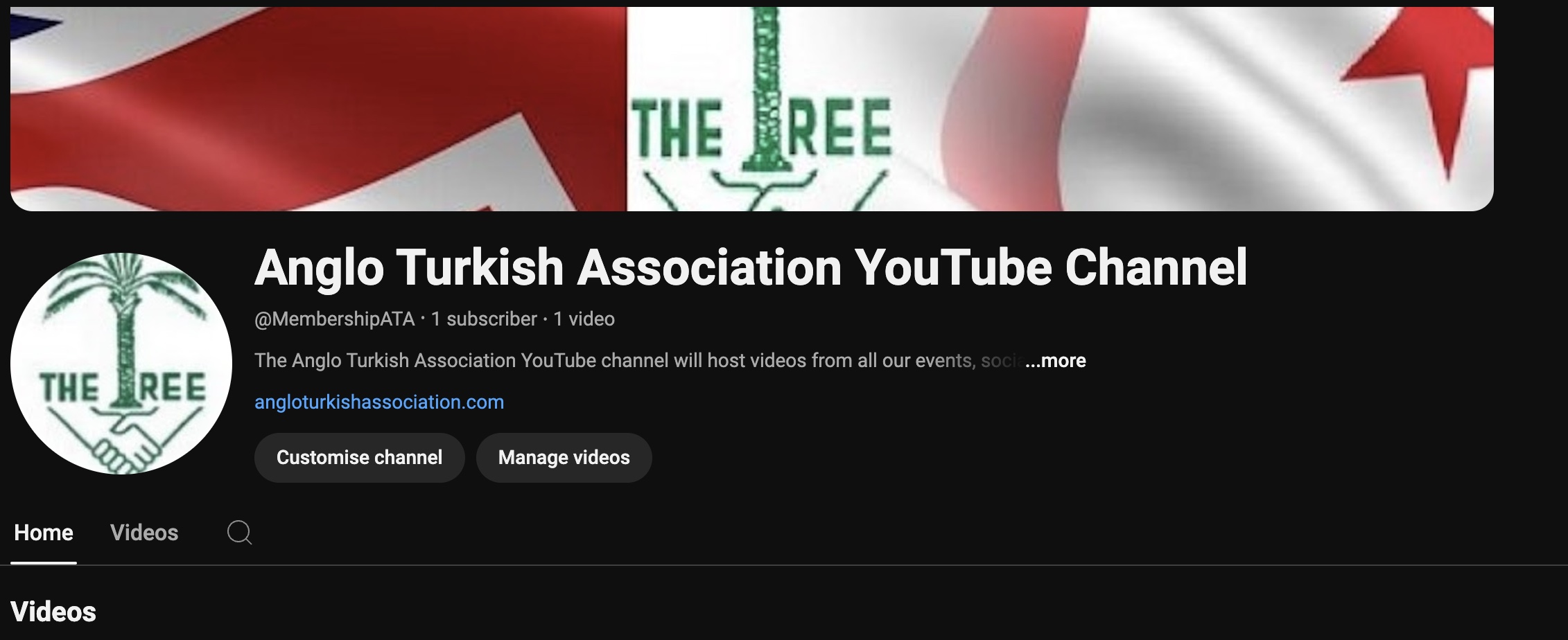 Image of the Anglo Turkish Association YouTube channel